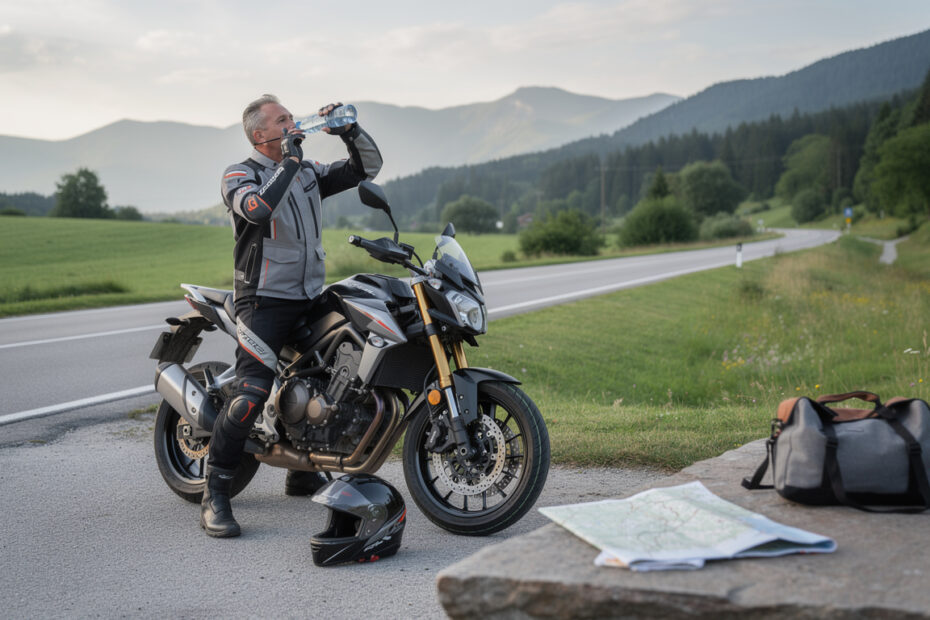 découvrez nos conseils pour éviter la fatigue à moto lors d’un long trajet : pauses, hydratation, équipement adapté et bonne préparation.
